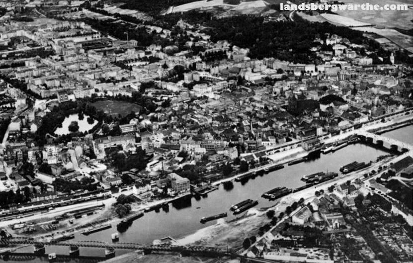 aerial photo gorzow landsberg